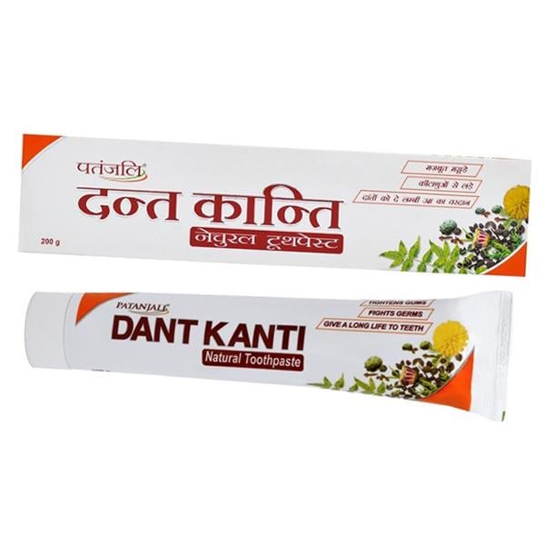Натуральная зубная паста, Dant Kanti Natural, Patanjali 200г (43635004)