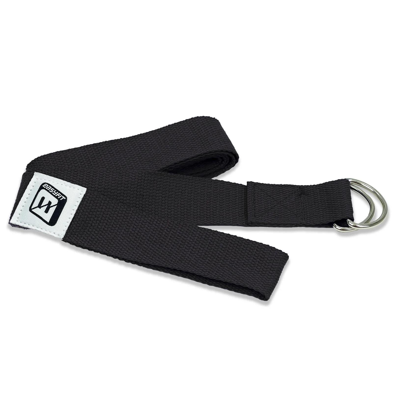 Ремень для йоги EasyFit с петлей 178,5 см Черный (EF-1831-BK) Ремень для йоги EasyFit с петлей 178,5 см Черный (EF-1831-BK)