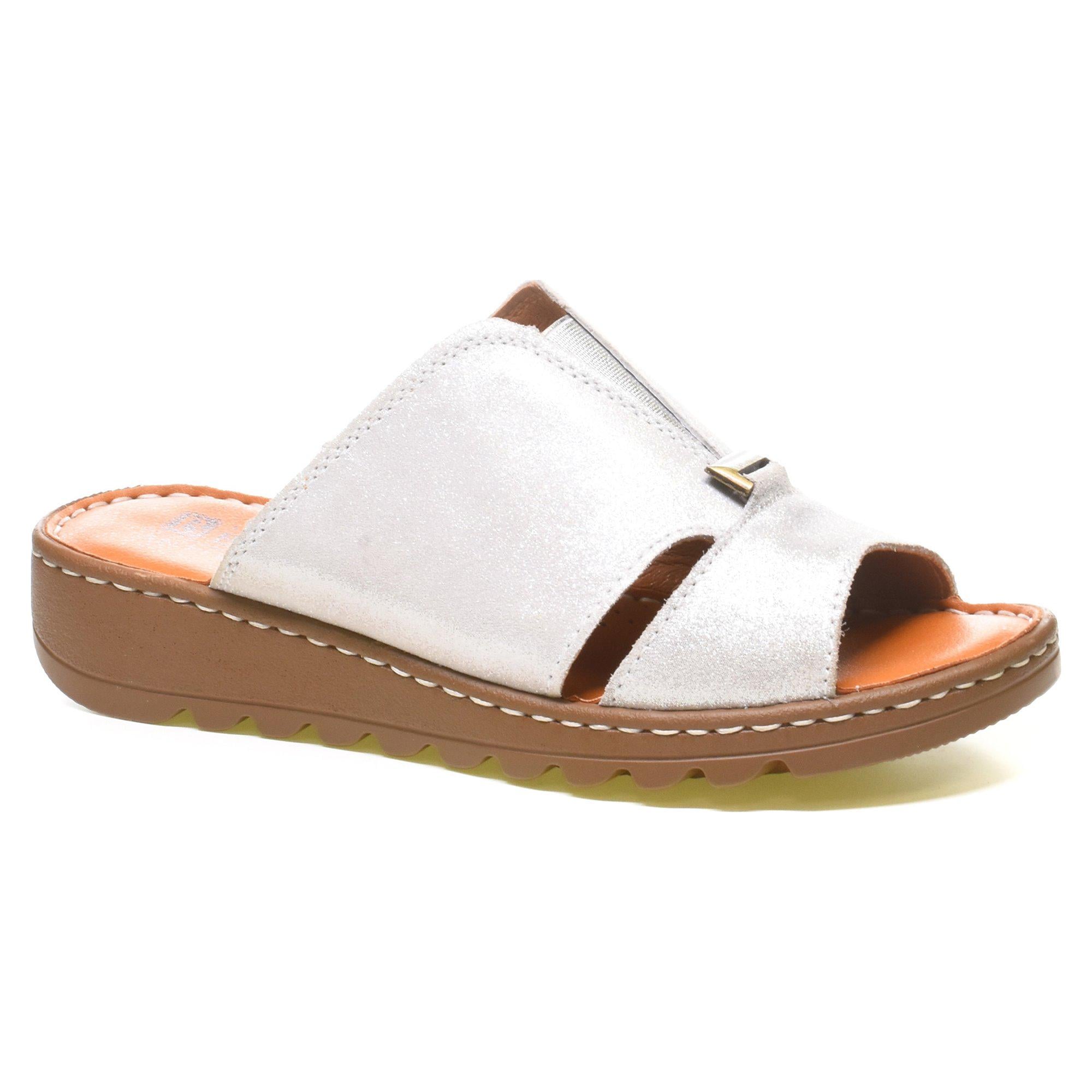 Шлепанцы женские Baden р. 36 Серебряный (069686-36)