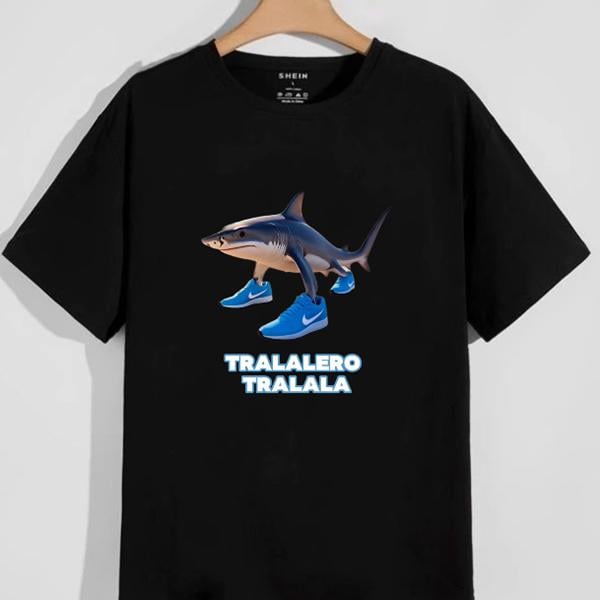 Футболка мужская Tralalero Tralala 2 S Черный (26961908)