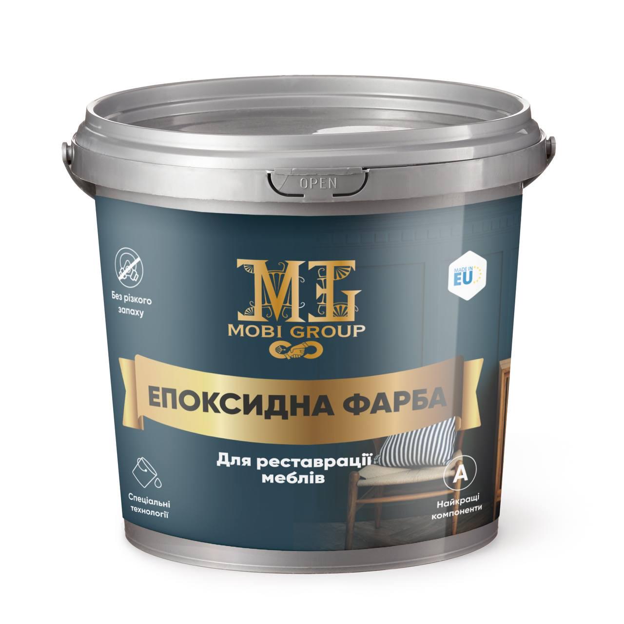 Епоксидна фарба для меблів 4,5 кг Світло-сірий (23511280)