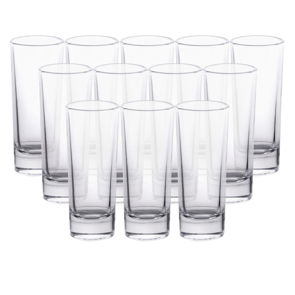 Набор стопок стеклянные HP-19-136 12 шт. по 80 мл Прозрачный (A-034261)