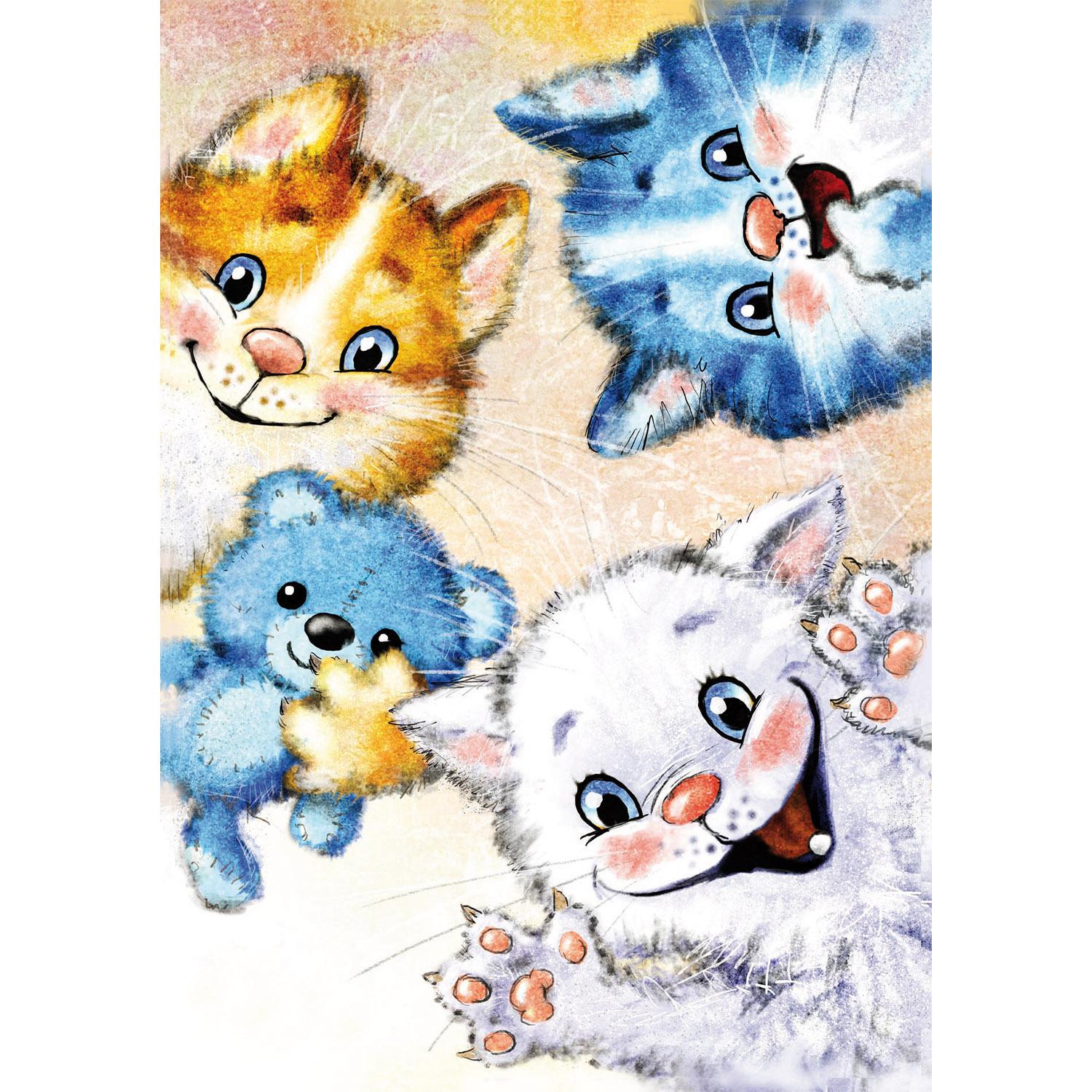 Картина по номерам Strateg Премиум Веселые мордашки 30х40 см (SS-6392)