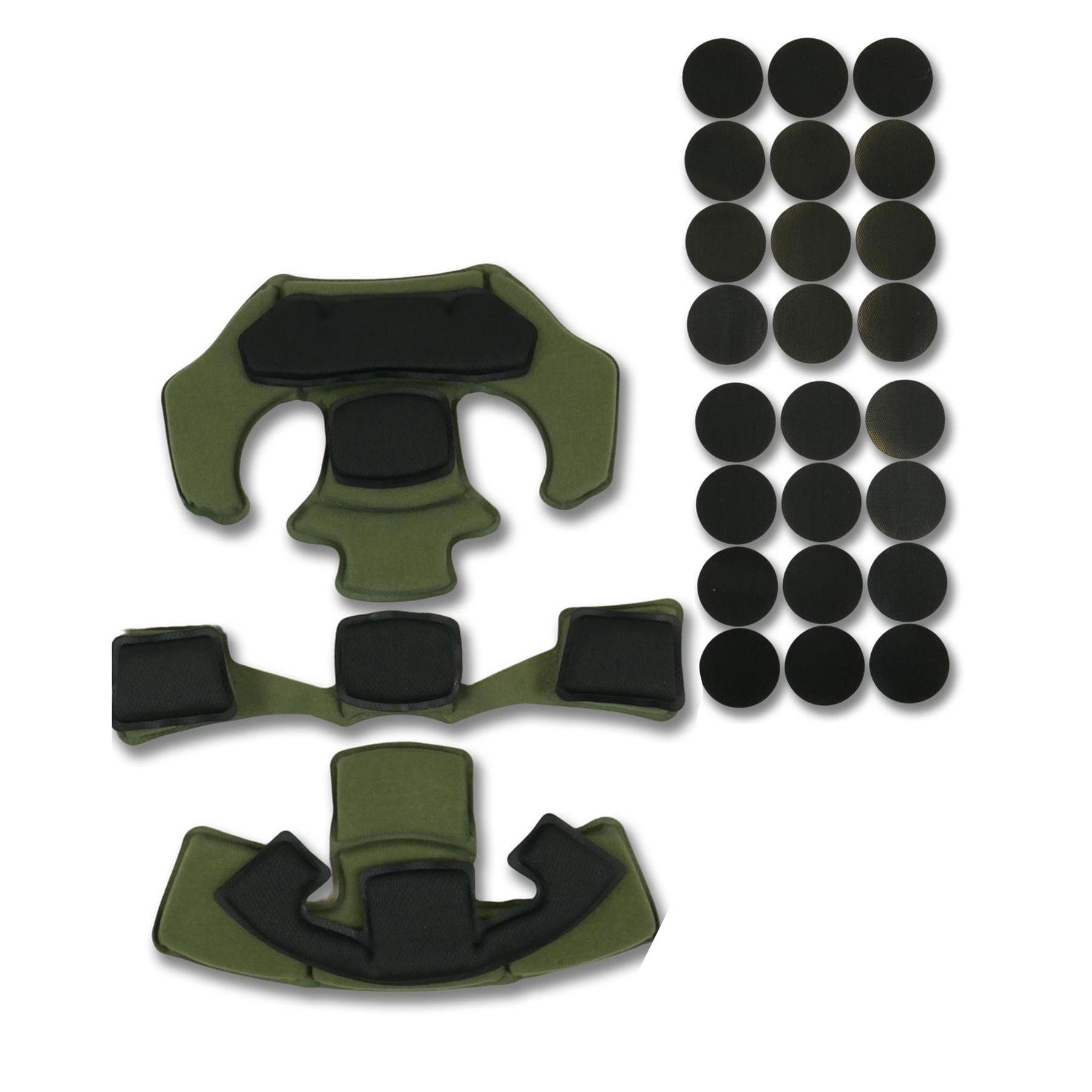 Противоударные подушки для шлема GEN.2 Хаки  (7140-O)