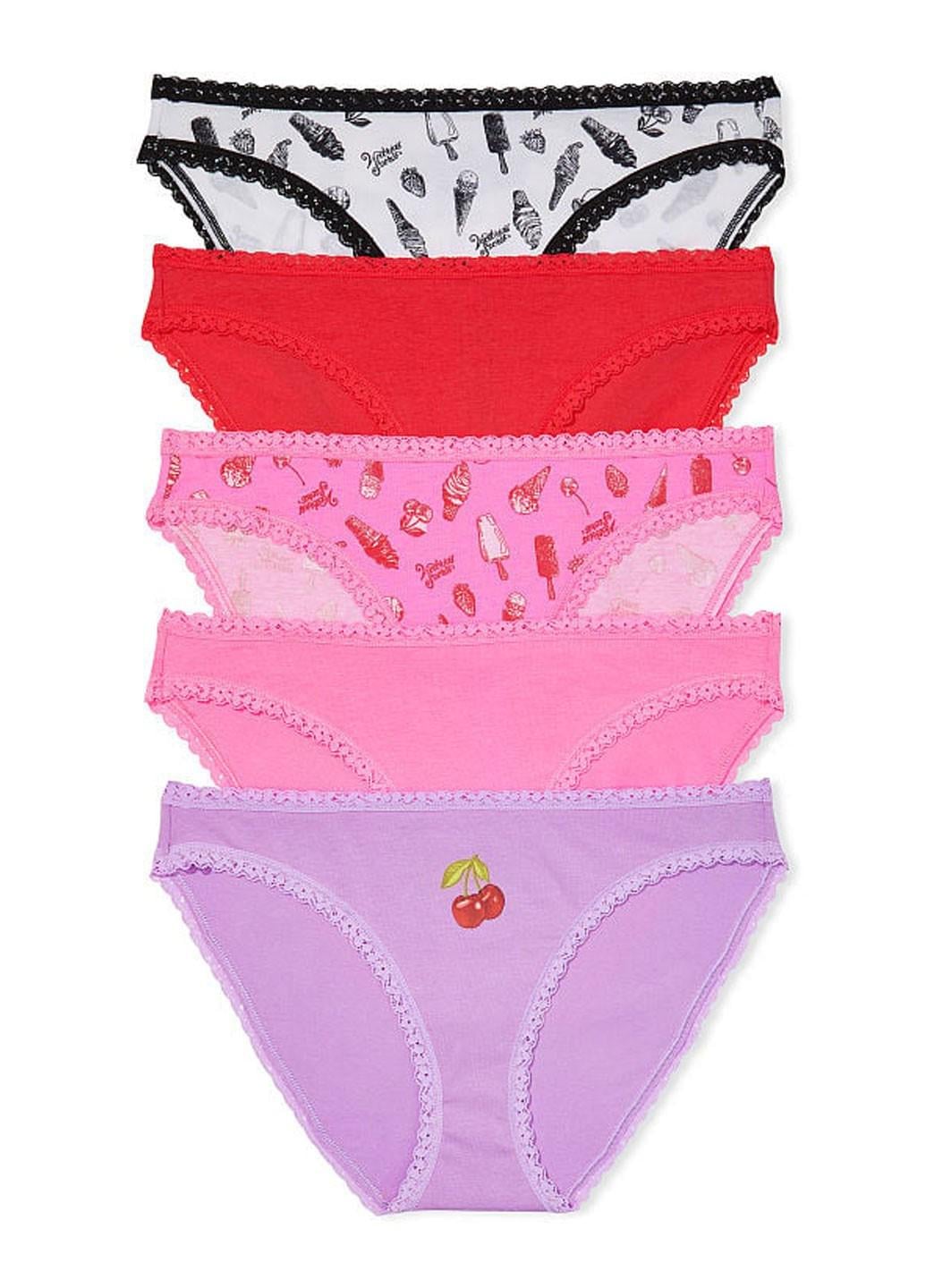 Набор женских трусов Victoria's Secret 1440000167576QF5S S 5 шт. Разноцветный (57340698) Набор женских трусов Victoria's Secret 1440000167576QF5S S 5 шт. Разноцветный (57340698)