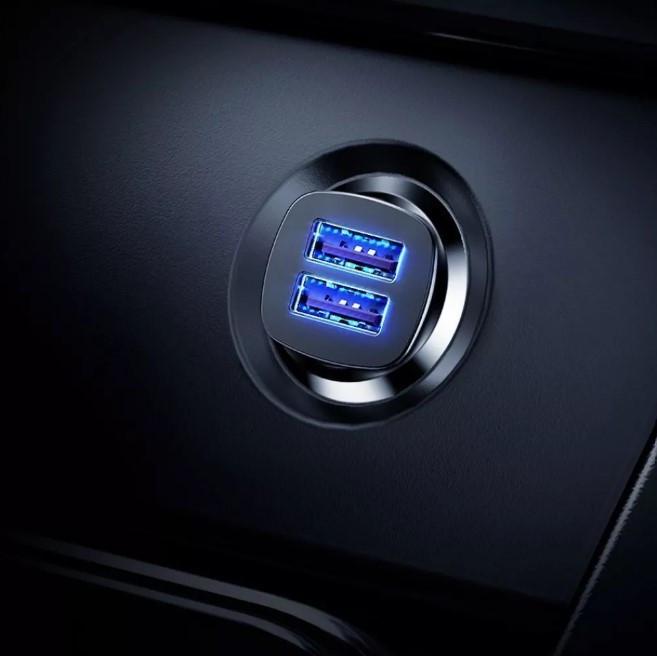 Зарядное устройство для Baseus Square Metal QC 3.0 30W 2USB Черный - фото 6 Зарядное устройство для Baseus Square Metal QC 3.0 30W 2USB Черный - фото 6