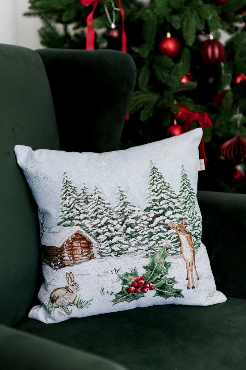 Наволочка гобеленова Зайчатко з оленем SQUIRREL 45х45 см (041927) - фото 3 Наволочка гобеленова Зайчатко з оленем SQUIRREL 45х45 см (041927) - фото 3