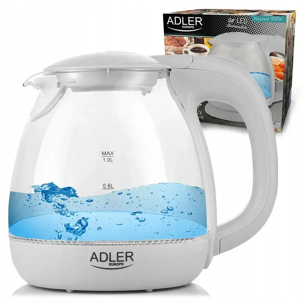 Електрочайник Adler AD 1283G 1 л Сірий (5902934833417) - фото 4 Електрочайник Adler AD 1283G 1 л Сірий (5902934833417) - фото 4