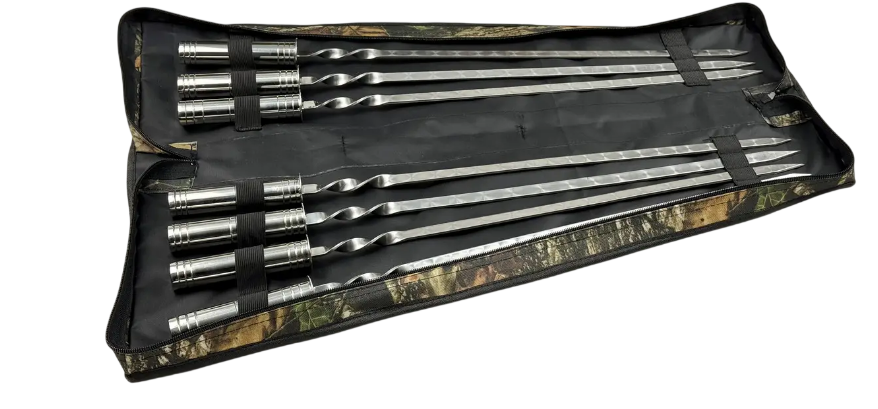 Набор шампуров GrillMaster NB-2278 нержавеющая сталь 3 мм 7 шт. Серебристый (10-164-NB-2278)