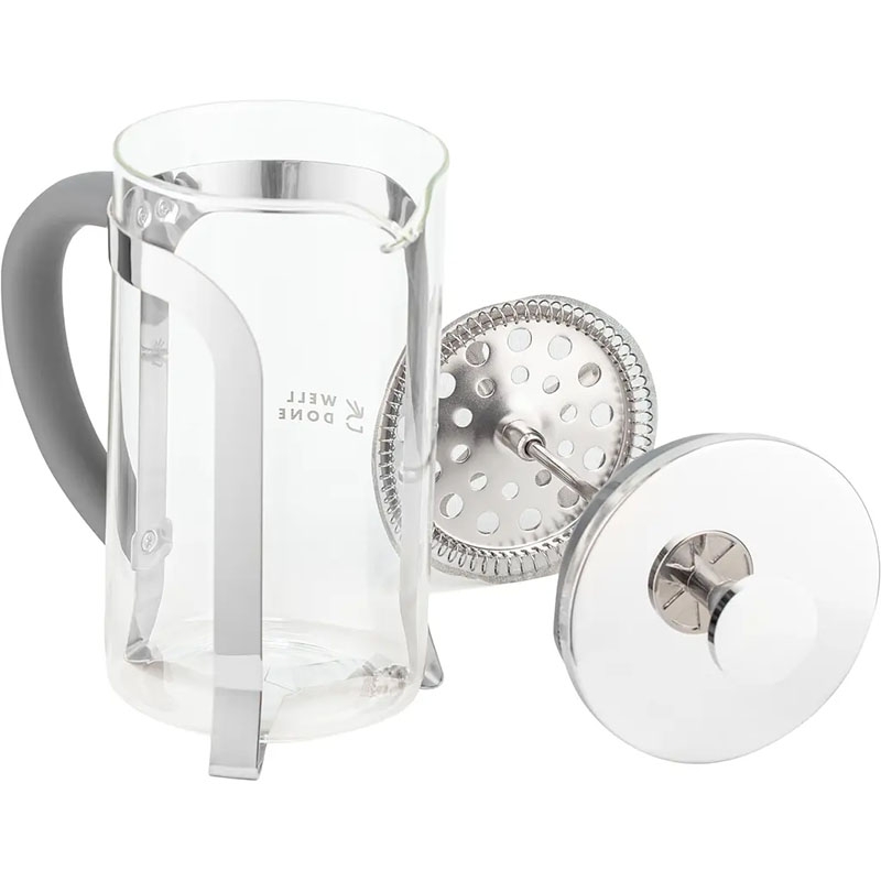 Заварник Well Done WD-8016B френч-пресс стеклянный 800 мл (26202749) - фото 5 Заварник Well Done WD-8016B френч-пресс стеклянный 800 мл (26202749) - фото 5