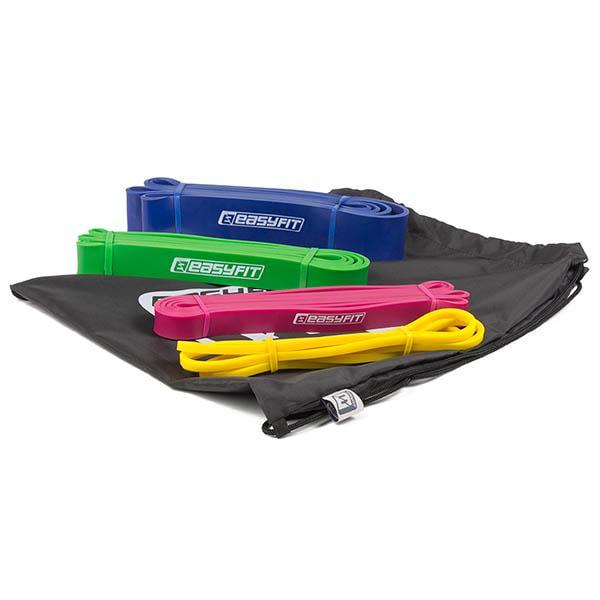 Резиновые петли для фитнеса EasyFit Power Bands 4 шт 1-65 кг (EF-PB4-1-65)