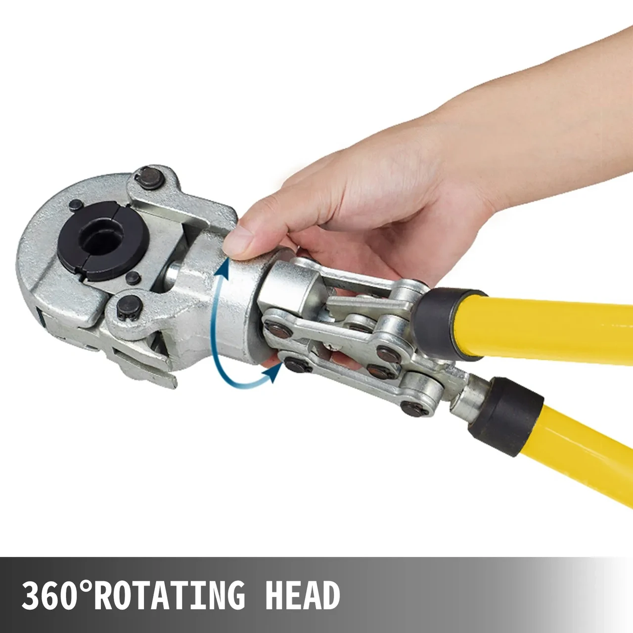 Инструмент для труб обжимной Vevor с 8 насадками 6 тонн поворотная головка 360° Ø 16-32 мм - фото 3 Инструмент для труб обжимной Vevor с 8 насадками 6 тонн поворотная головка 360° Ø 16-32 мм - фото 3