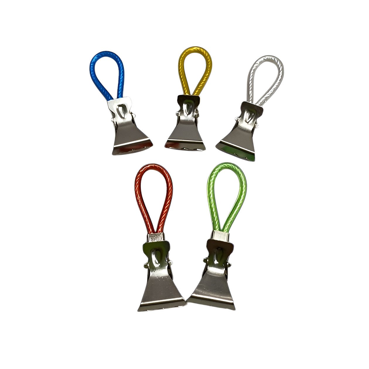 Прищіпки для рушників Stenson R31045 5 шт. 5х1,5 см Різнокольоровий (25441475)