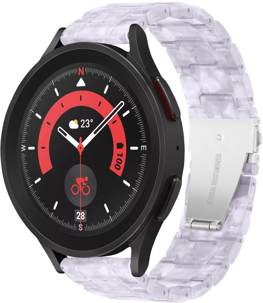 Ремешок из Cмолы Resin для Galaxy Watch 5 Pro Pearl (29675-6C)