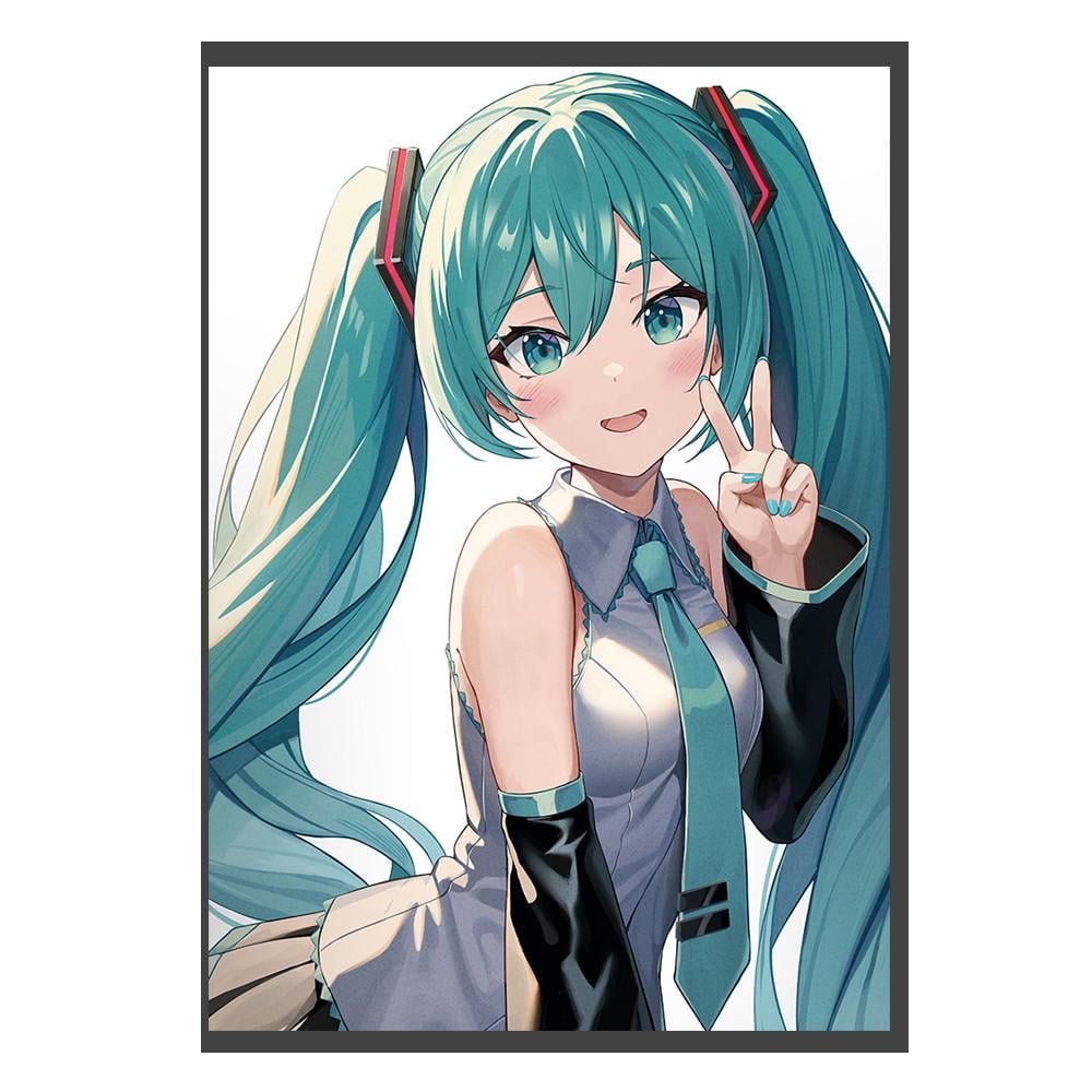 Постер плакат аниме Мику Вокалоид Vocaloid А3 42х29 см (poster_0755)