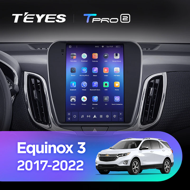 Автомагнитола штатная Teyes TPRO 2 для Chevrolet Equinox 3 2017-2022 Tesla style Android - фото 3