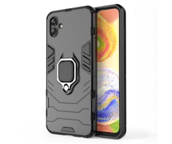 Чехол накладка Ricco Black Panther Armor для Samsung Galaxy A04 Черный