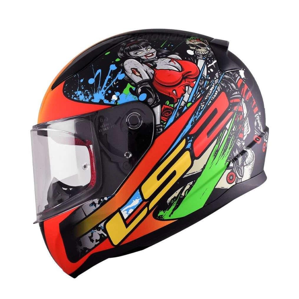 Мотошолом LS2 FF353 Rapid Feisty 2XL Matt (19709)