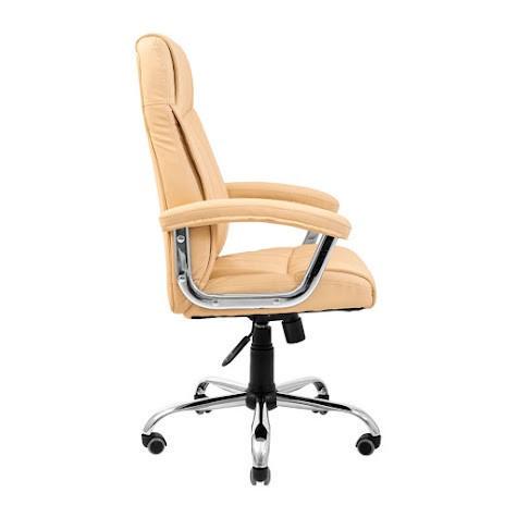 Кресло офисное компьютерное Richman Fabio Хром M2 Anyfix Бежевый - фото 3