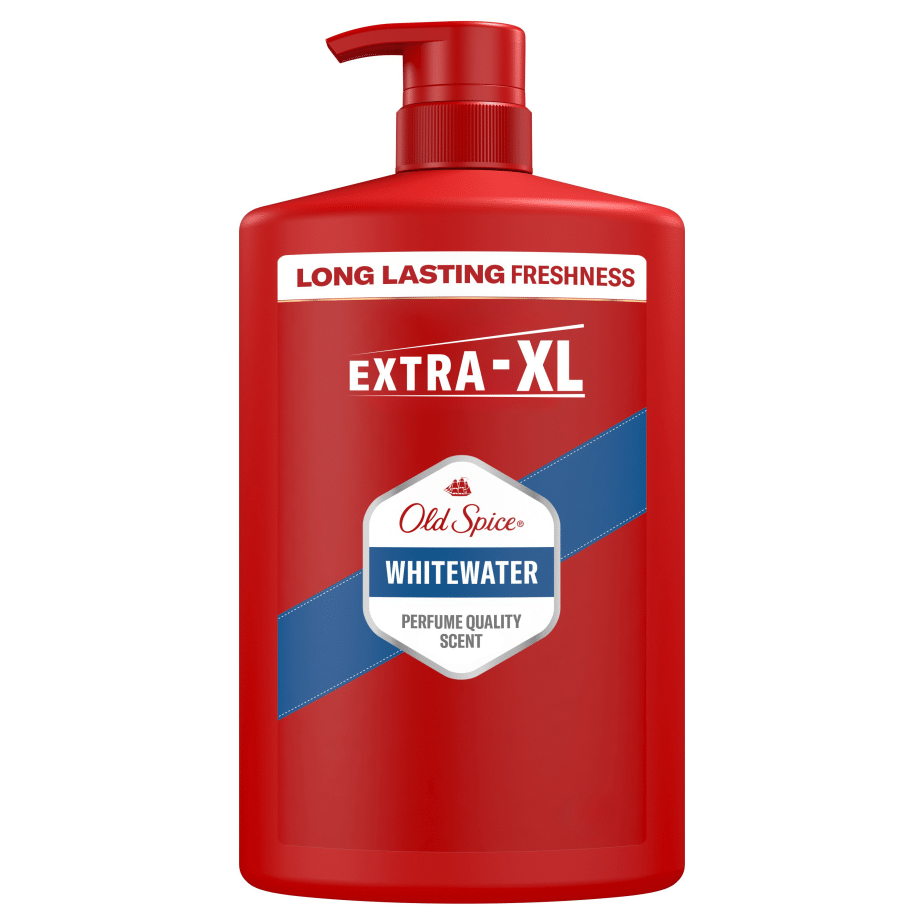 Гель для душу та шампунь Old Spice 3в1 Whitewater 1000 мл (8006540818862)