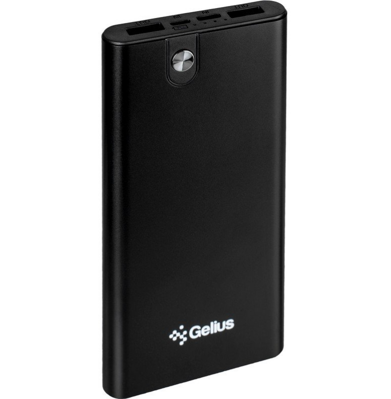 Повербанк Gelius Edge GP-PB10-013 10000 mAh 10W Black
