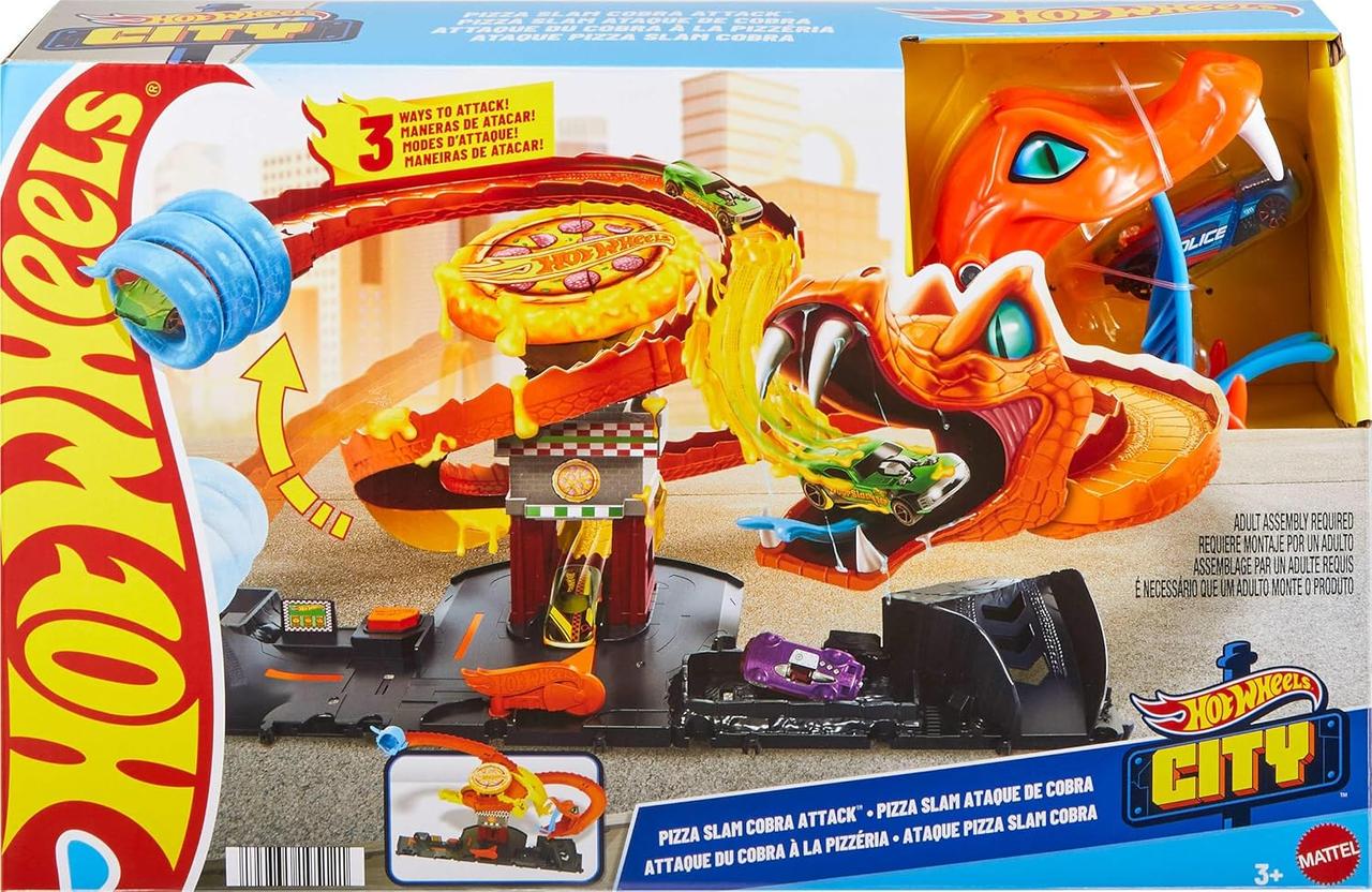 Трек Hot Wheels City Pizza Slam Cobra Attack (HTN81-2026)