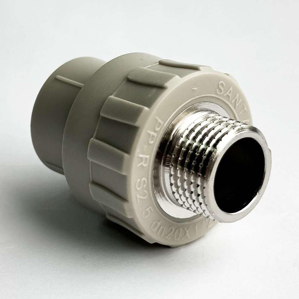 Муфта SANTAN 20х1/2" PP-R із зовнішнім різьбленням (69980)