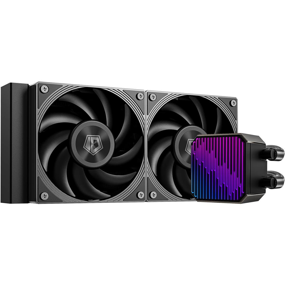 Система водяного охолодження ID-Cooling DX240 Max із двома вентиляторами 120 мм Black