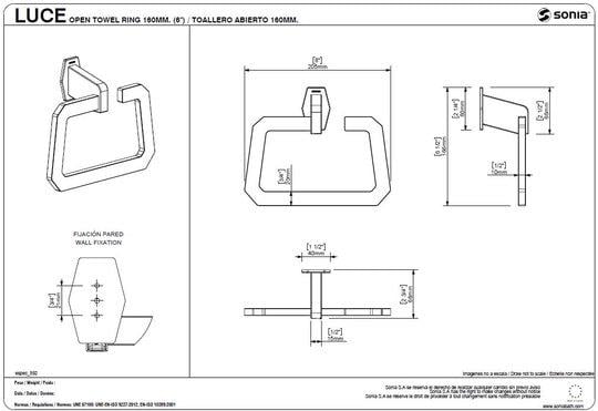 Полотенцедержатель Sonia Luce Dark Eighties Черный/Коричневый (182572) - фото 3 Полотенцедержатель Sonia Luce Dark Eighties Черный/Коричневый (182572) - фото 3