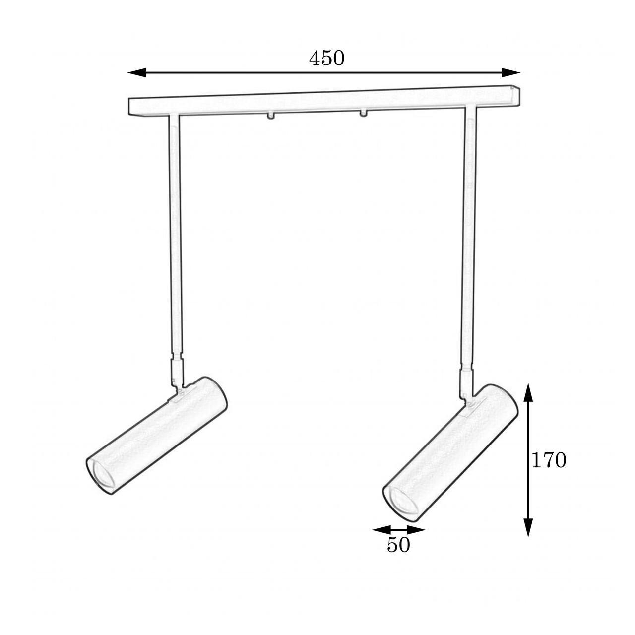 Светильник спот MSK ELECTRIC Telescope с поворотным механизмом под две лампы Е27 Белый (NL 1730-2 W) - фото 2 Светильник спот MSK ELECTRIC Telescope с поворотным механизмом под две лампы Е27 Белый (NL 1730-2 W) - фото 2