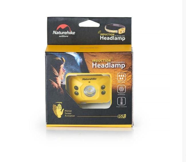Фонарь налобный Naturehike NH17G025-D NH SD-02 Rechargeable lamp 1200 mAh Yellow (6927595723166) - фото 2 Фонарь налобный Naturehike NH17G025-D NH SD-02 Rechargeable lamp 1200 mAh Yellow (6927595723166) - фото 2
