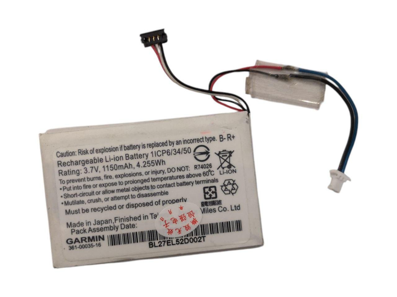 Аккумулятор для Garmin Alpha 100/T5 TT15/TT25 GPS/361-00035-16 1150 mAh 4,25Wh