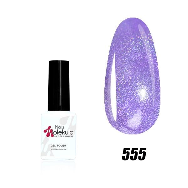 Гель-лак Nails Molekula holographic collection №555