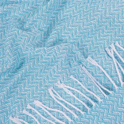 Плед орбита 140х200 см Лазурный - фото 2 Плед орбита 140х200 см Лазурный - фото 2