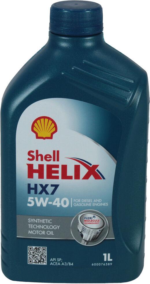 Моторное масло SHELL Helix HX7 бензин/дизель 5W-40 1 л (1401447)