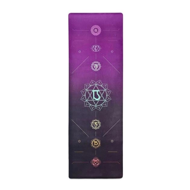Килимок для йоги EasyFit Chakra Flow замша-каучук