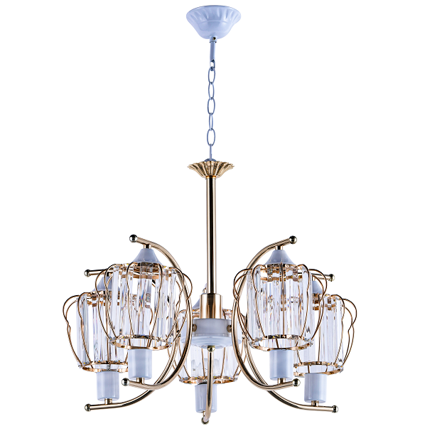 Люстра классическая Sirius Ю 8874А/5 на 5 плафонов (000032130)