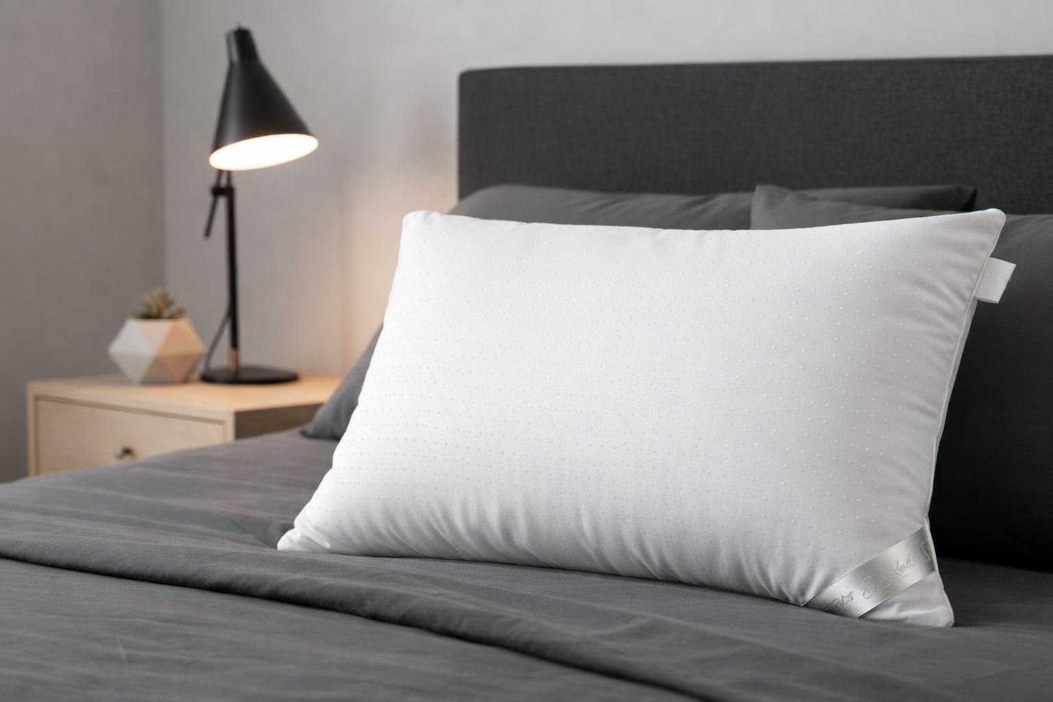 Подушка Бамбуковая Zastelli жаккард-сатин низкая 50x70 см