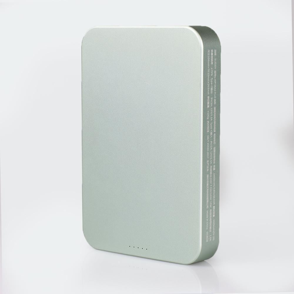 Повербанк бездротовий MagSafe з бездротовою зарядкою для iPhone 20W 10000 mAh Green Mint (13698850)