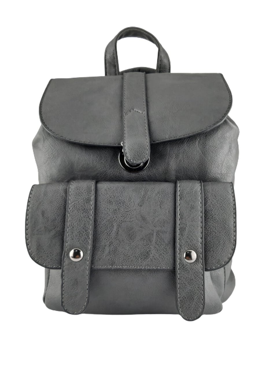 Рюкзак женский Molete 30х28х14 см Серый (9026-3)