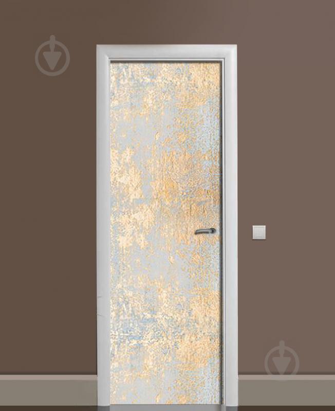 Наклейка на дверь Zatarga «Затёртая латунь» 650х2000 мм виниловая 3Д наклейка декор самоклеящаяся Наклейка на дверь Zatarga «Затёртая латунь» 650х2000 мм виниловая 3Д наклейка декор самоклеящаяся