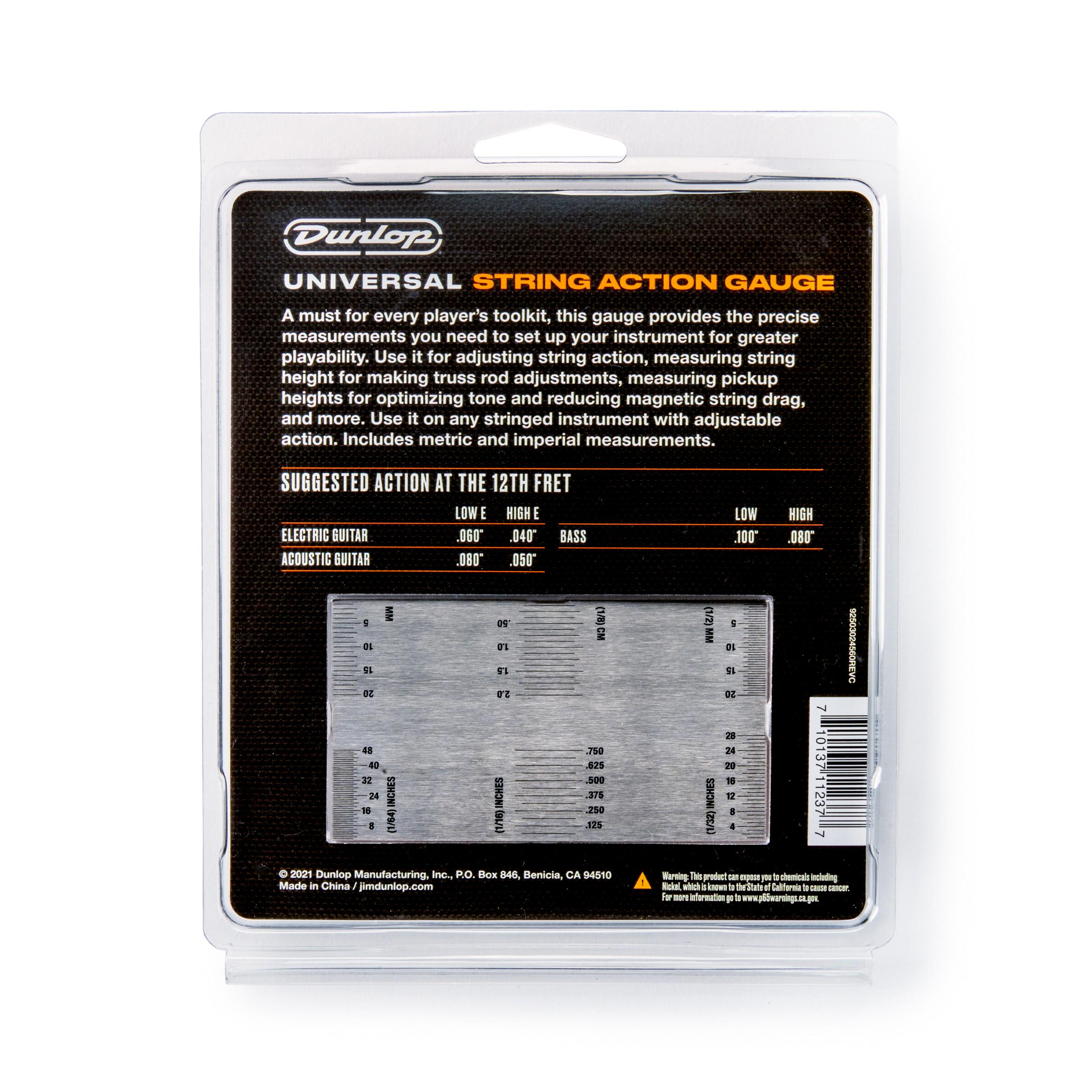 Линейка для гитары Dunlop DGT04 System 65 String Action Gauge (126419) - фото 5