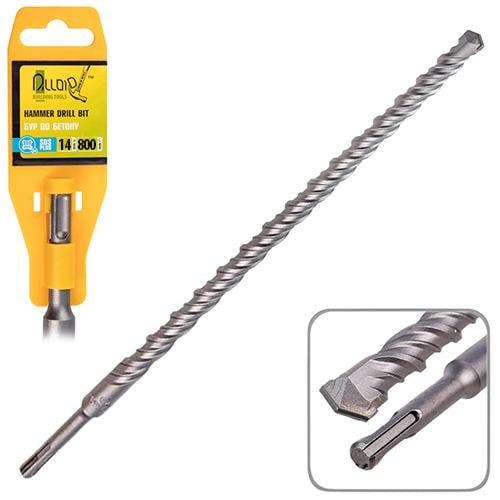 Бур по бетону Alloid SDS-plus S4 14x800 мм (FH-14800)