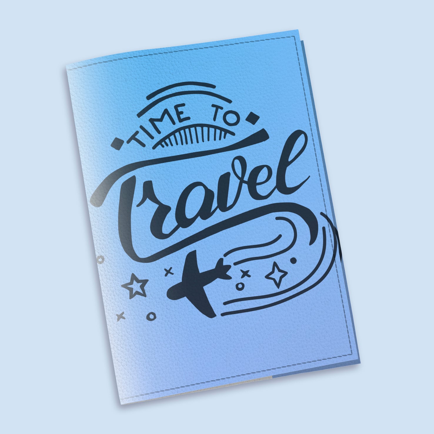Обложка на паспорт The cover Time to travel 9,6x13,3 см (908016)
