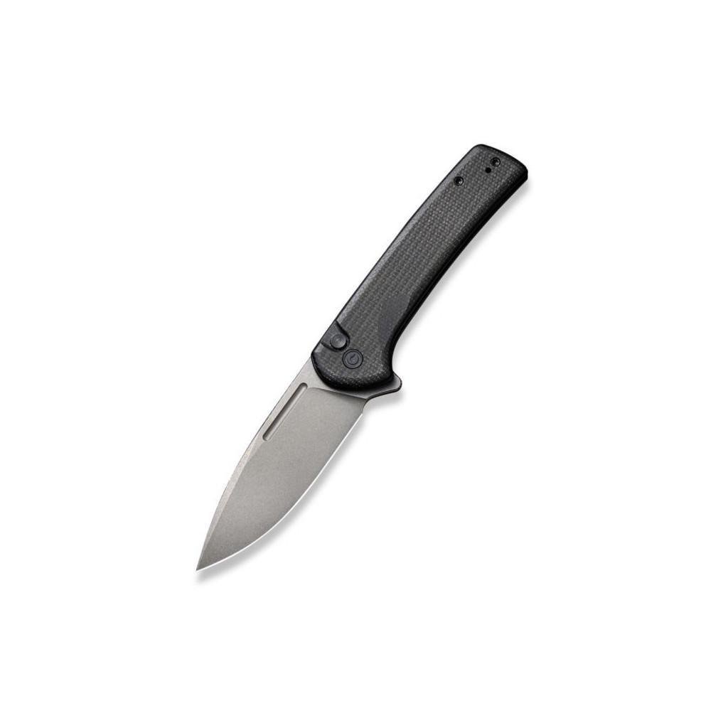 Нож охотничий Civivi Conspirator Stonewash Micarta Black (C21006-1)