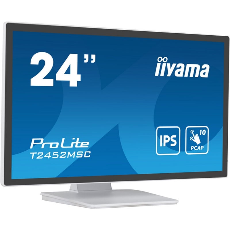 Монітор Iiyama T2452MSC-W1 сенсорний IPS 1920x1080 Full HD 23,8"/2W (23366333)