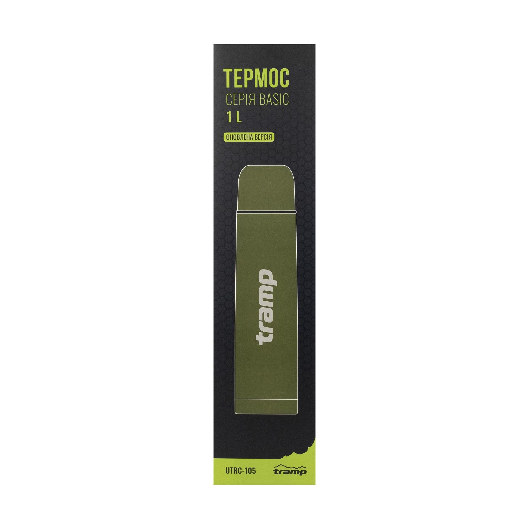 Термос Tramp Basic 1 л (UTRC-105-olive) - фото 3 Термос Tramp Basic 1 л (UTRC-105-olive) - фото 3