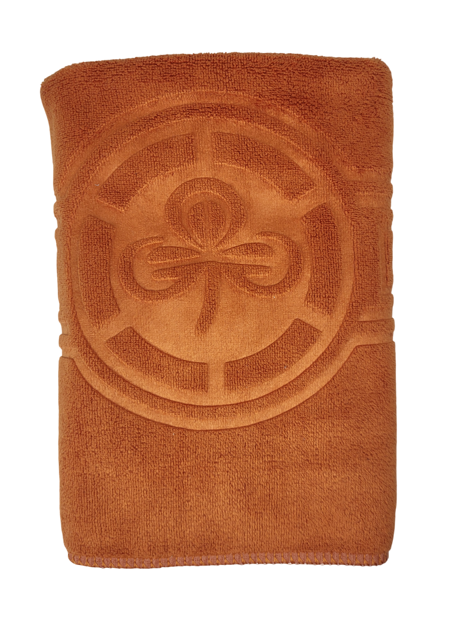 Полотенце банное микрофибра 140х70 см Оранжевый (1689)