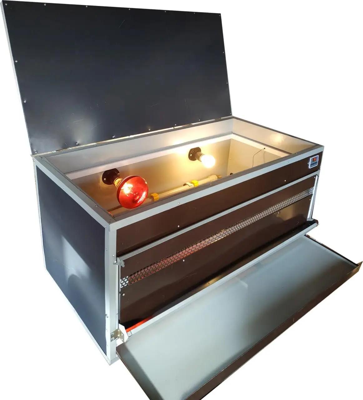 Брудер утепленный ясли для 100 птенцов с кормушкой и поилкой