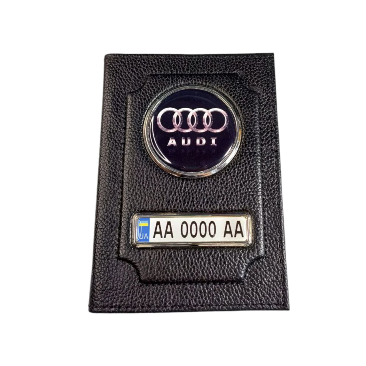 Обложка для водительских документов Audi из натуральной кожи (2329500053)